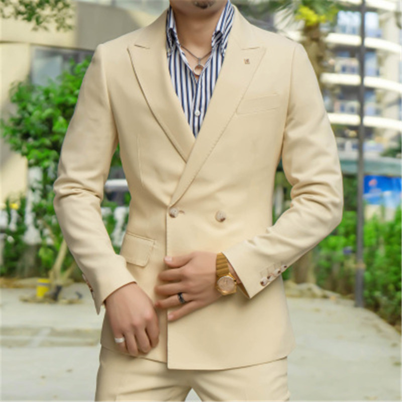 Latest Men Formal Wear - Nieuwste 2-delige pakken voor mannen bruidegomjurk
