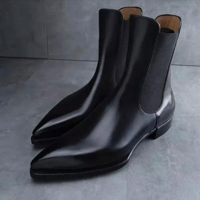 Men Formal Wear Brands - Herenmode Chelsea Laarzen Zwart One Step