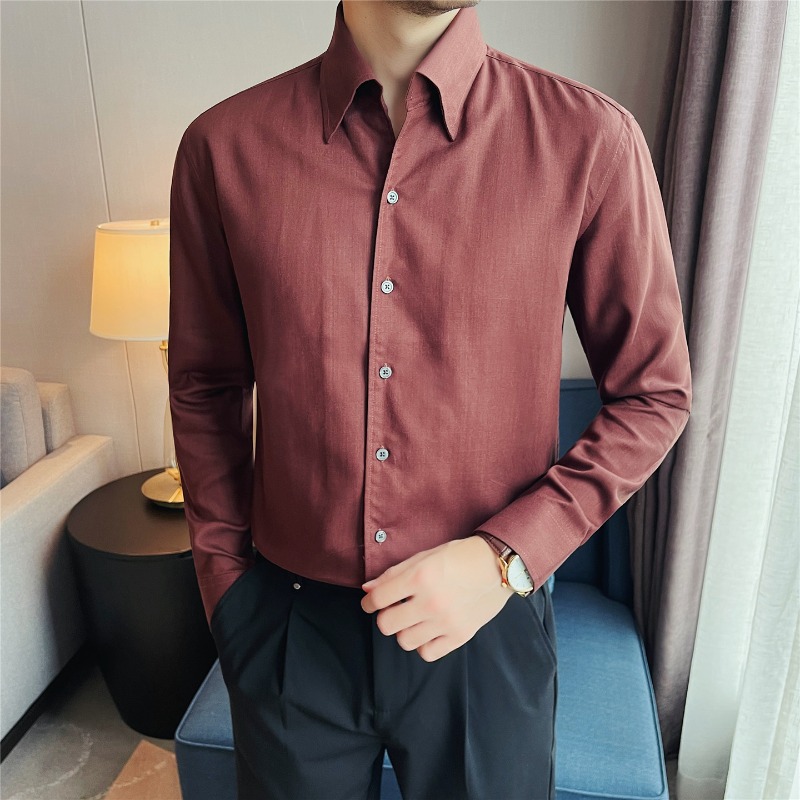 Men Formal Wear Clothes - 100% Lyocell ademende overhemden voor heren,