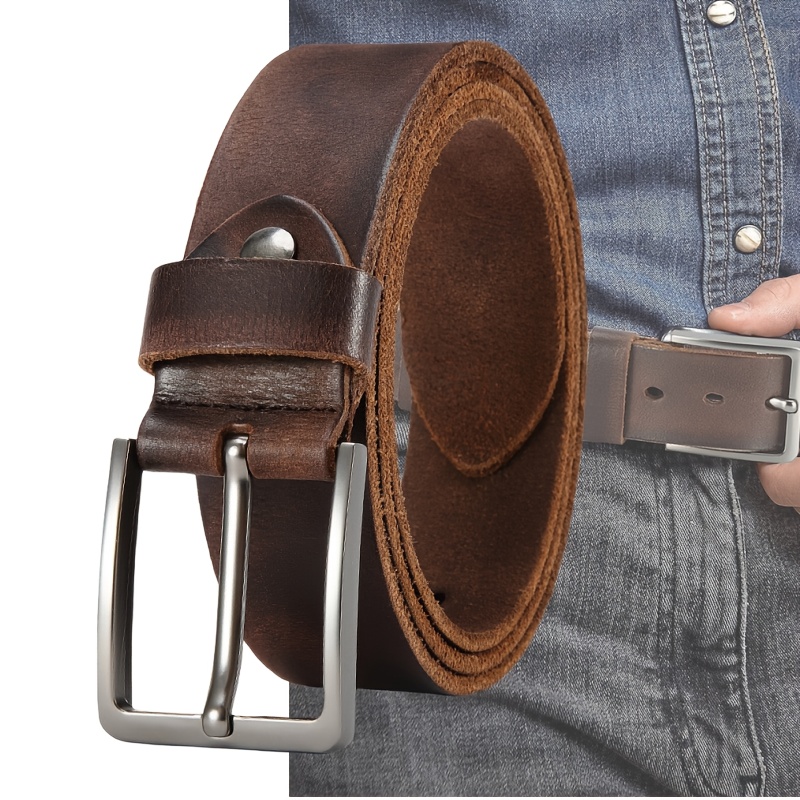 Men'S Formal Wear Belt - Herenriem van duurzaam echt leer met