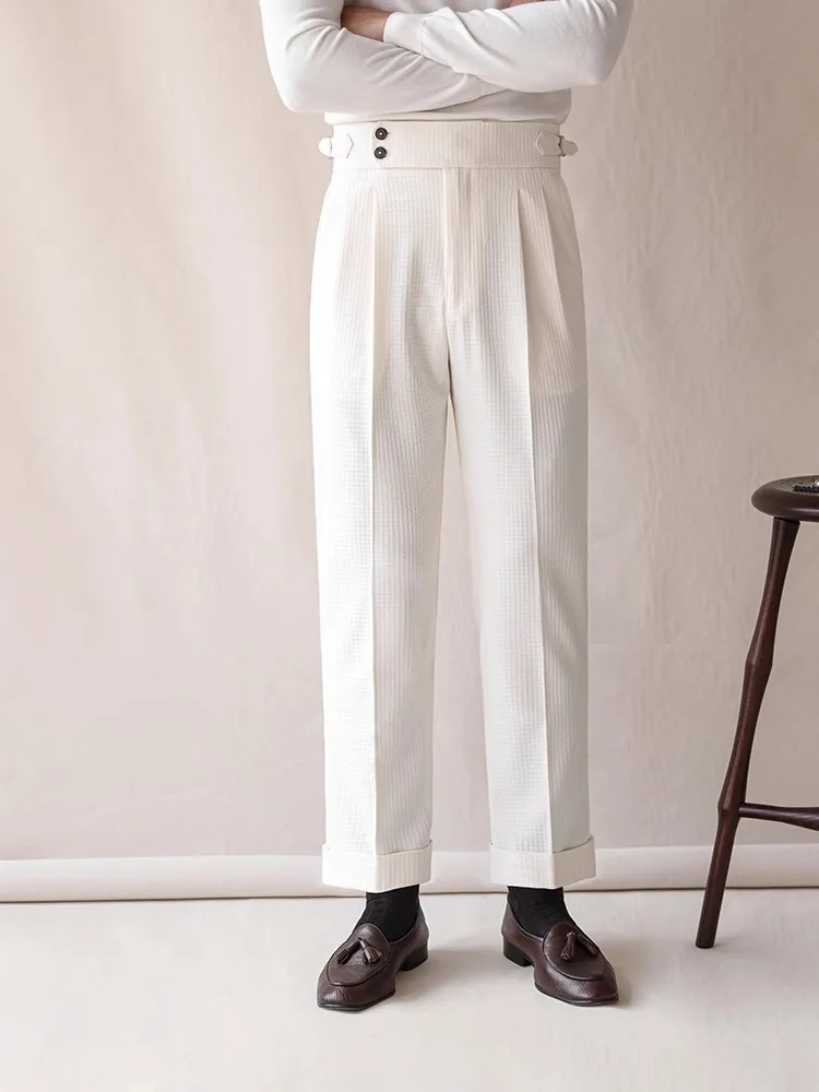Men Formal Wear Brands - Top Merk Mannen Mode Pantalones Hombre