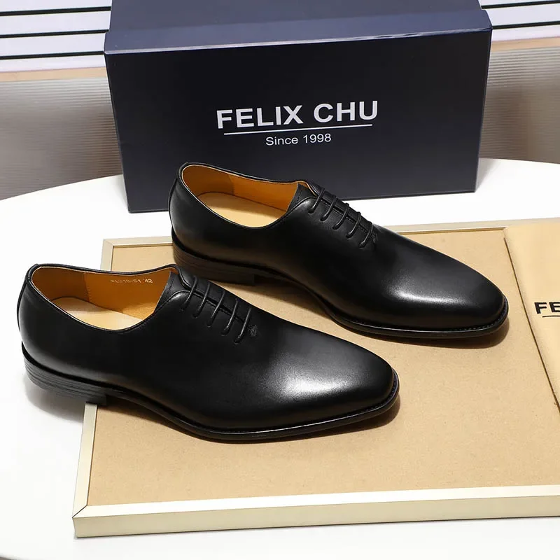 Men Formal Wear Brands - Designer lederen heren Wholecut Oxford schoenen
