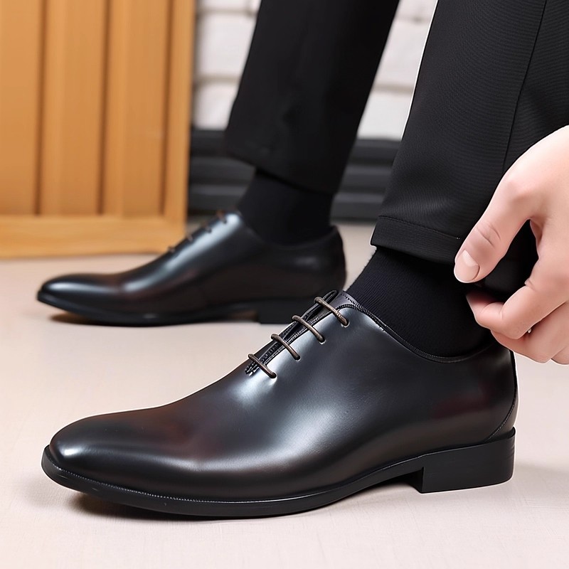 Men Formal Wear Brands - Designer lederen heren Wholecut Oxford schoenen