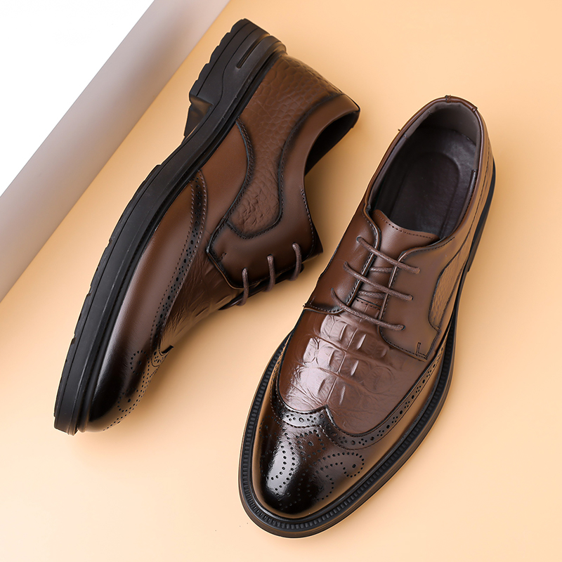 Zomerse nieuwe leren schoenen  - Formal Men Office Wear Sandals recensie en prijs