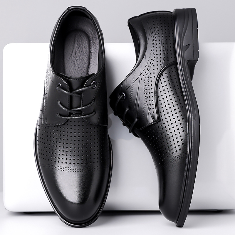 Zomerse nieuwe leren schoenen  - Formal Men Office Wear Sandals recensie en prijs