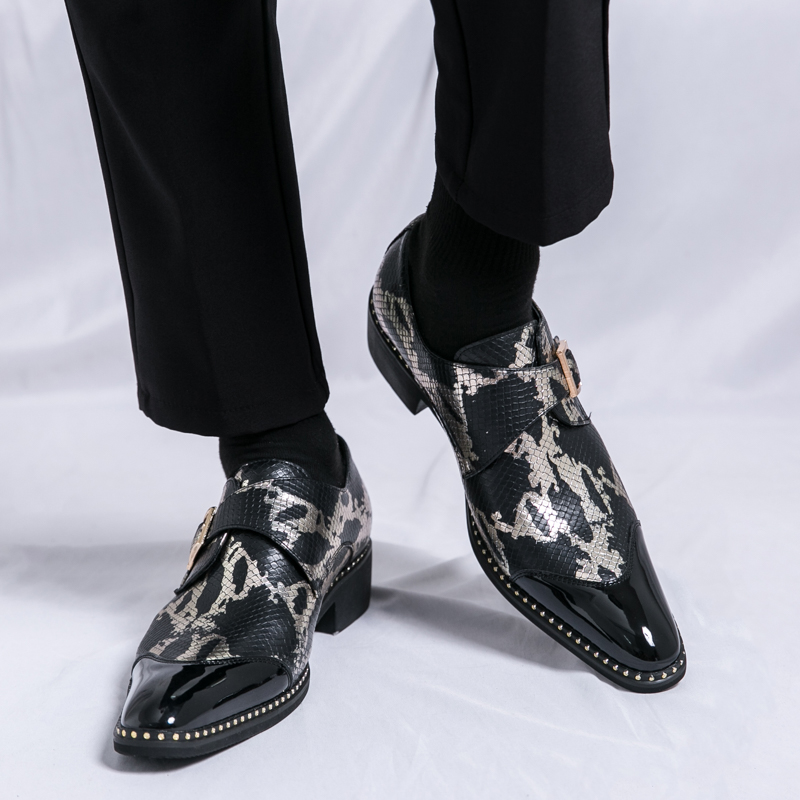 Retro Klassieke Le Fu Schoenen - Men Formal Wear Green recensie en prijs