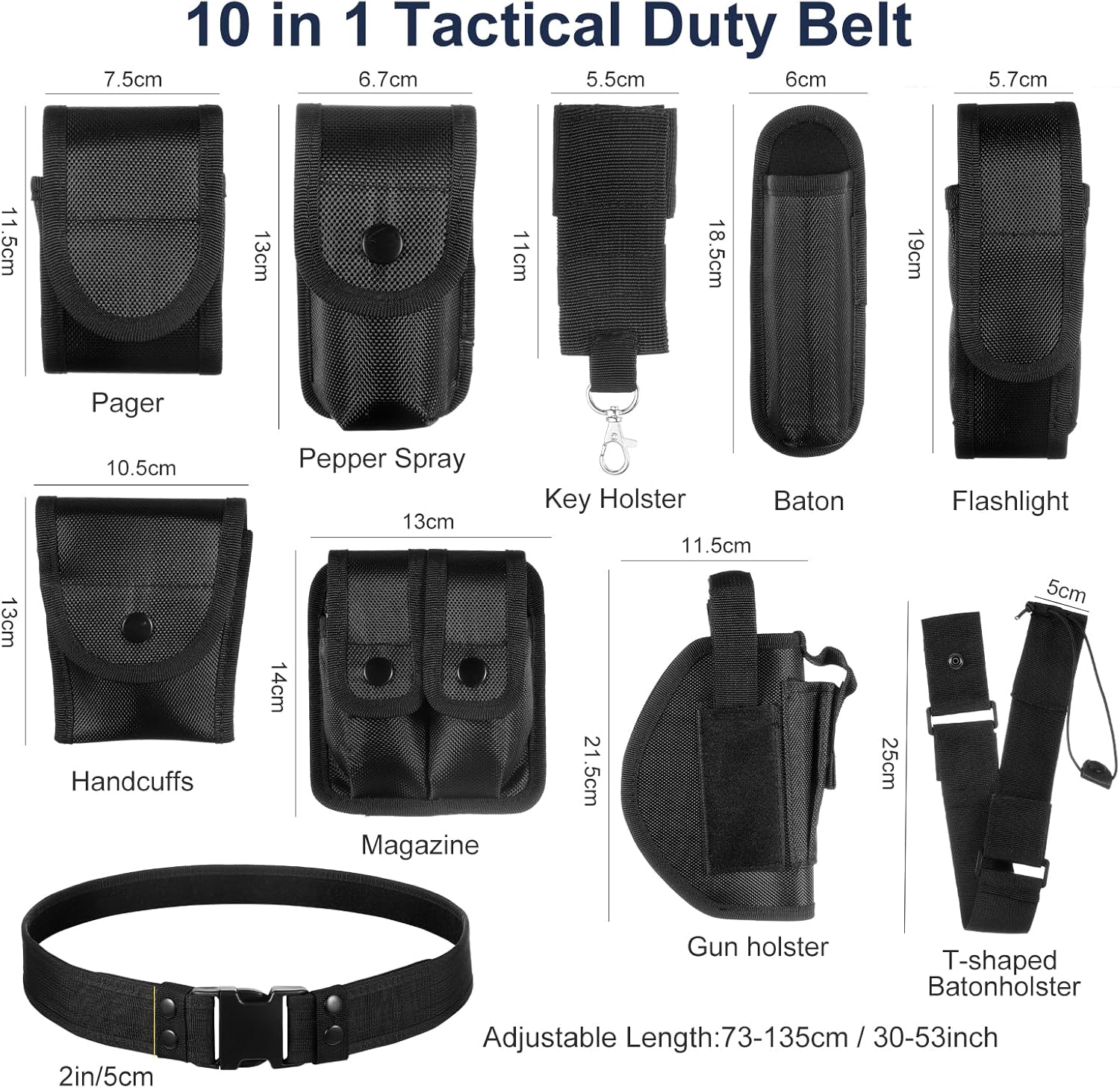 Politiebeveiliging Duty Riemen - Men'S Formal Wear Belt recensie en prijs