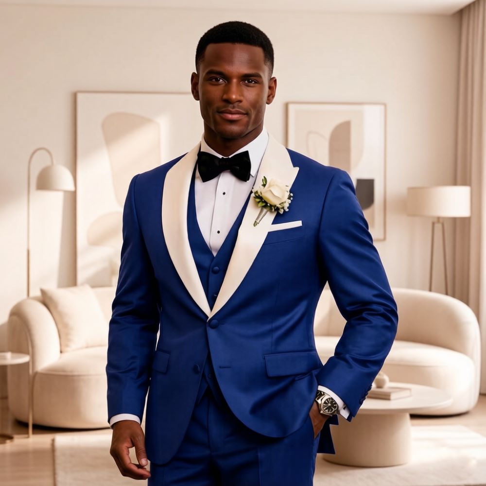 3-delig formeel herenpak met p - Men'S Formal Wear For Reception recensie en prijs