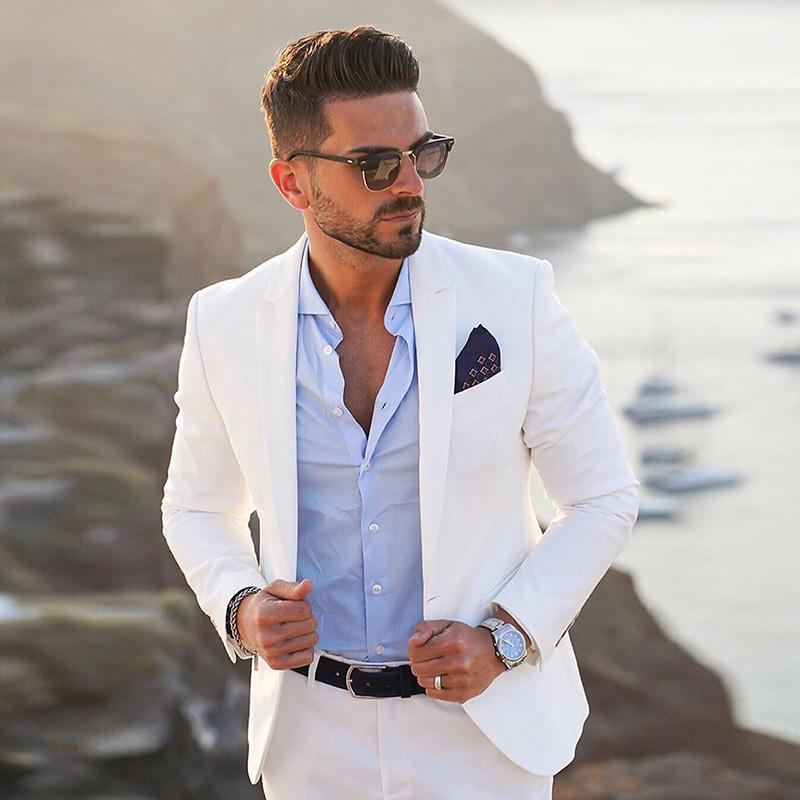 Nieuwste Witte Mannen Pak Busi - Latest Men Formal Wear recensie en prijs