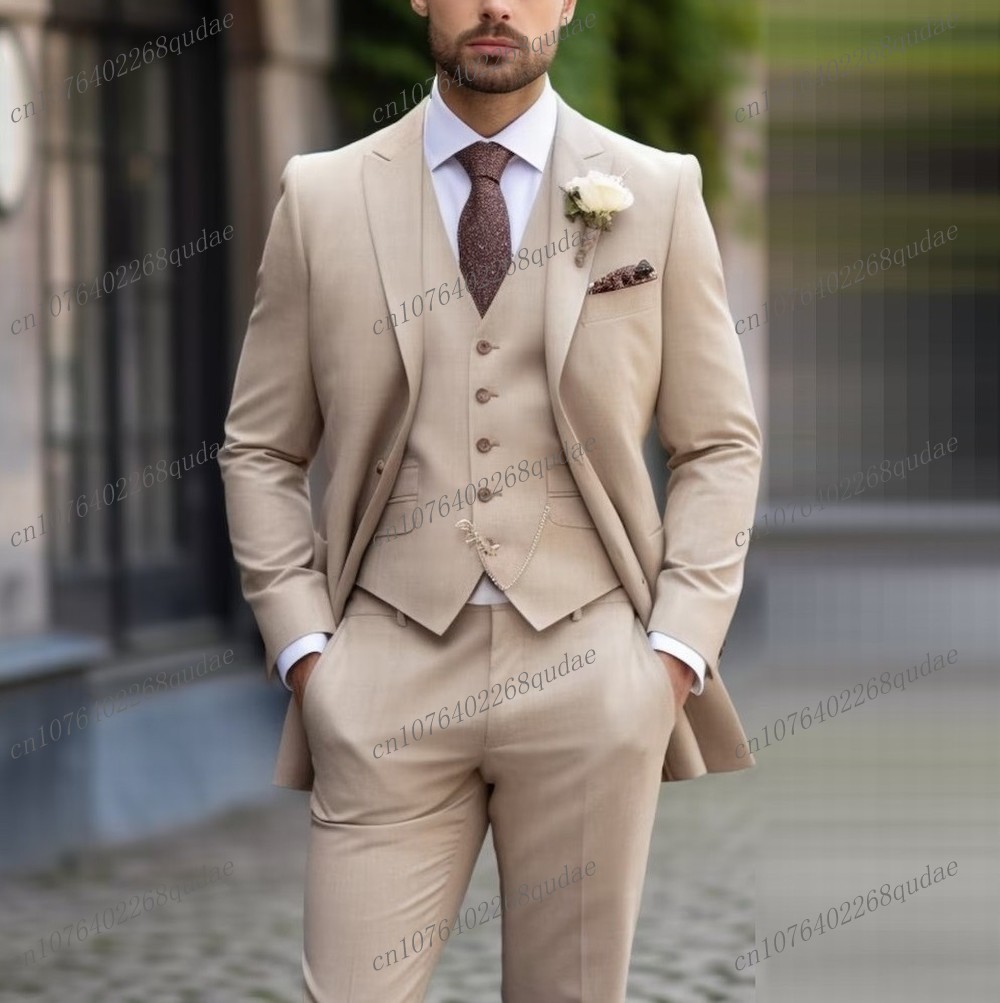 Bruin Formele Gelegenheid Mann - Formal Wear Jersey For Men recensie en prijs