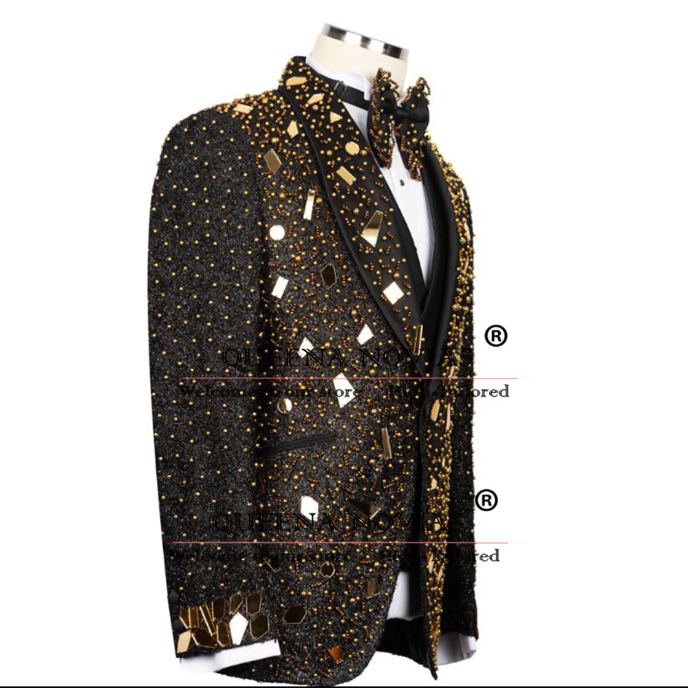 Sparkly Kristallen Kralen Pak  - Men'S Formal Wear For Reception recensie en prijs