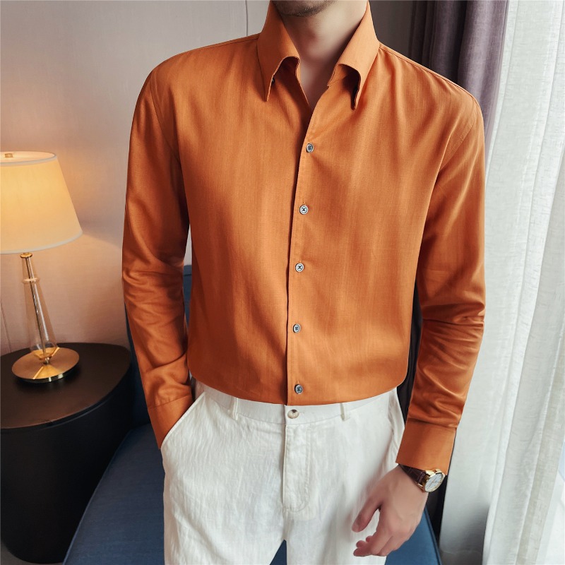 100% Lyocell ademende overhemd - Men Formal Wear Clothes recensie en prijs