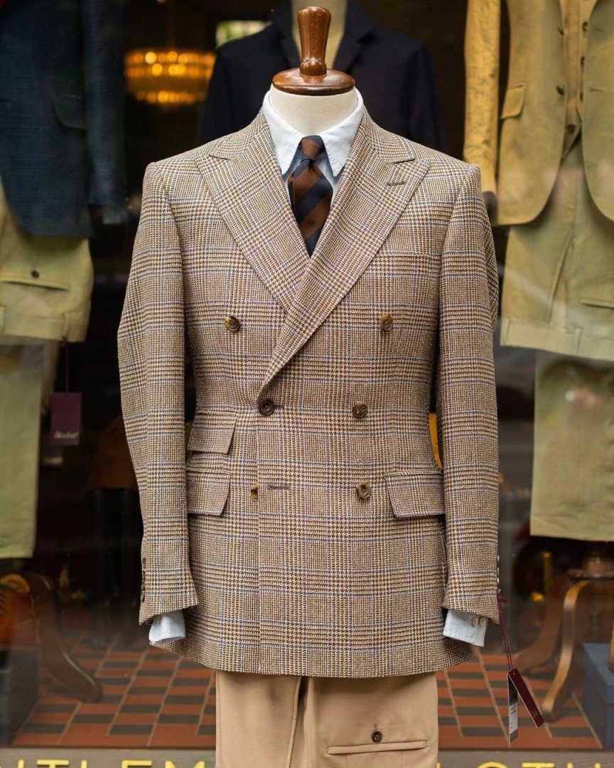 Retro geruit dubbelknoops here - Men'S Formal Wear For Reception recensie en prijs