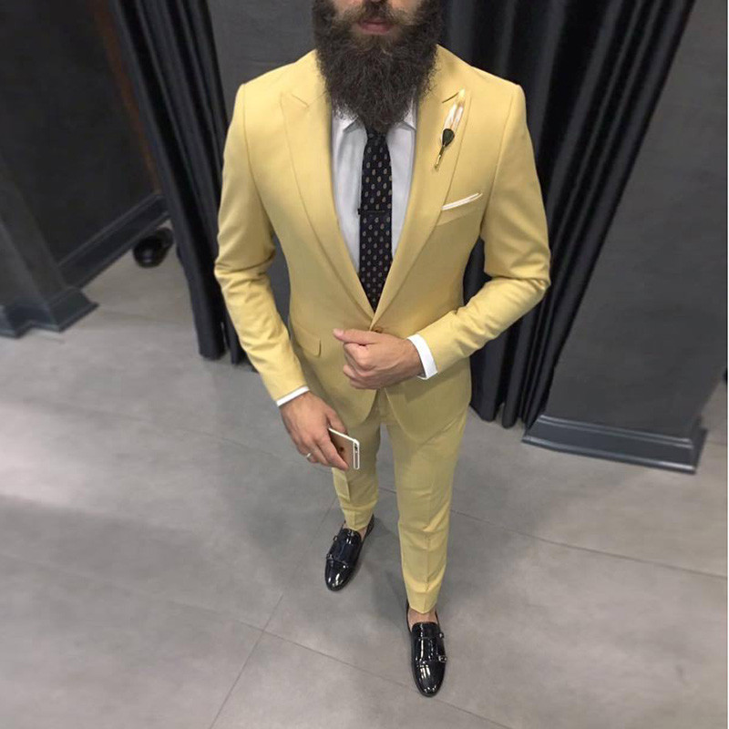 2025 Nieuwste gele herenkostuu - Latest Men Formal Wear recensie en prijs