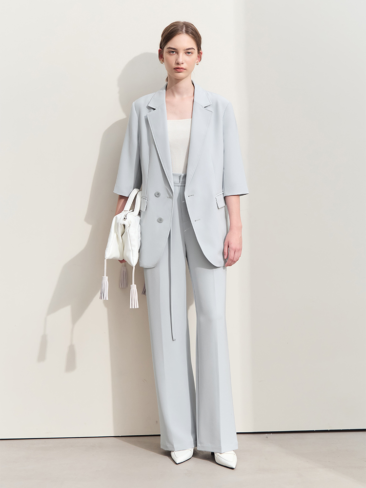 Amii Minimalisme 2024 Zomer Ni - Double Breasted Blazer recensie en prijs