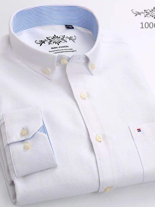 Slim Fit formele overhemden vo - Men Formal Wear Brands recensie en prijs