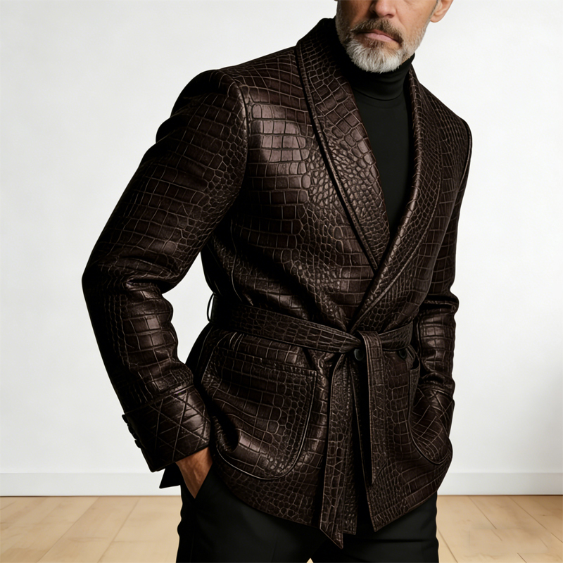    Herenblazer van leer met k - Men'S Formal Wear Belt recensie en prijs