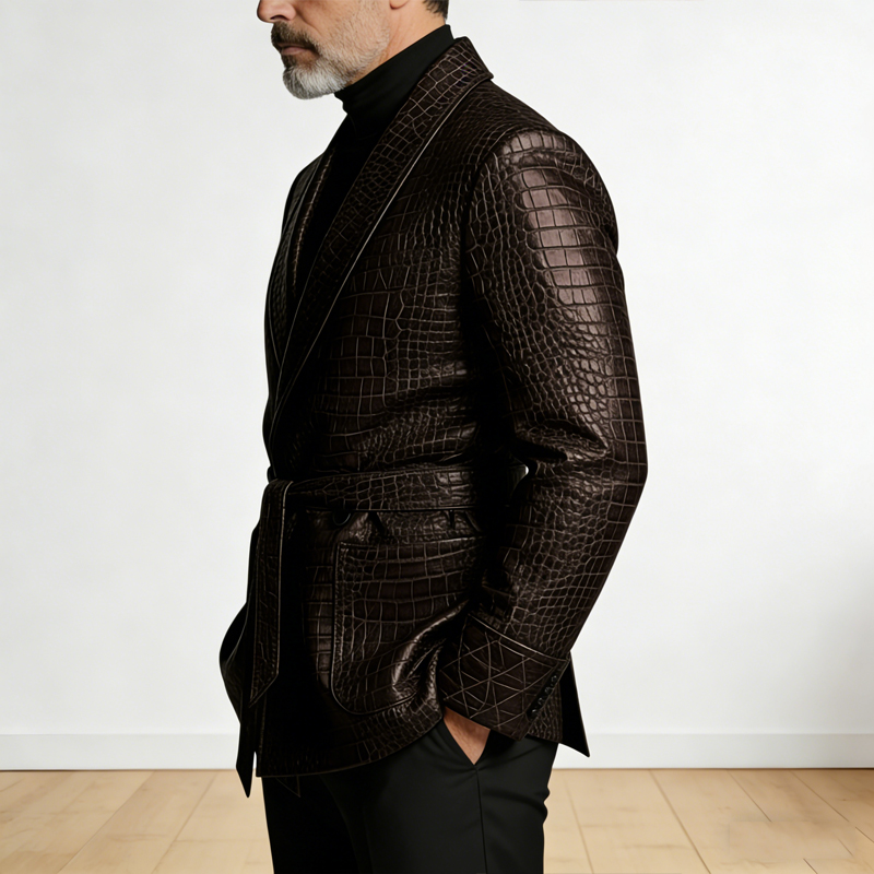    Herenblazer van leer met k - Men'S Formal Wear Belt recensie en prijs