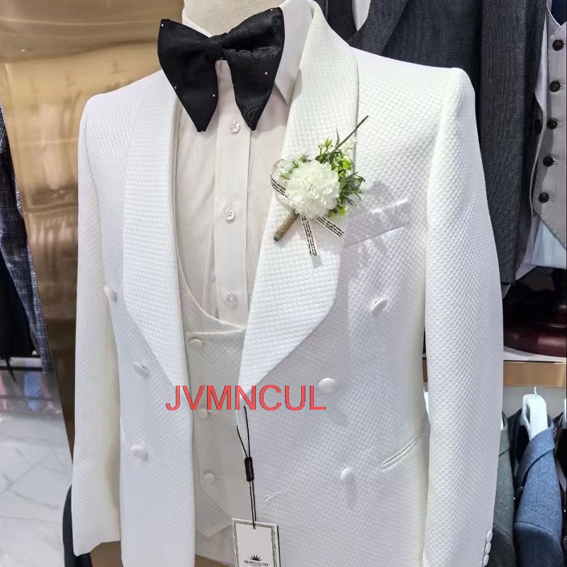 Herenpak van jacquard, 3-delig - Men'S Formal Wear For Reception recensie en prijs